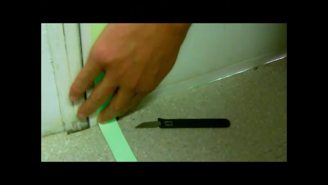 Photoluminescent adhesives for emergency exits