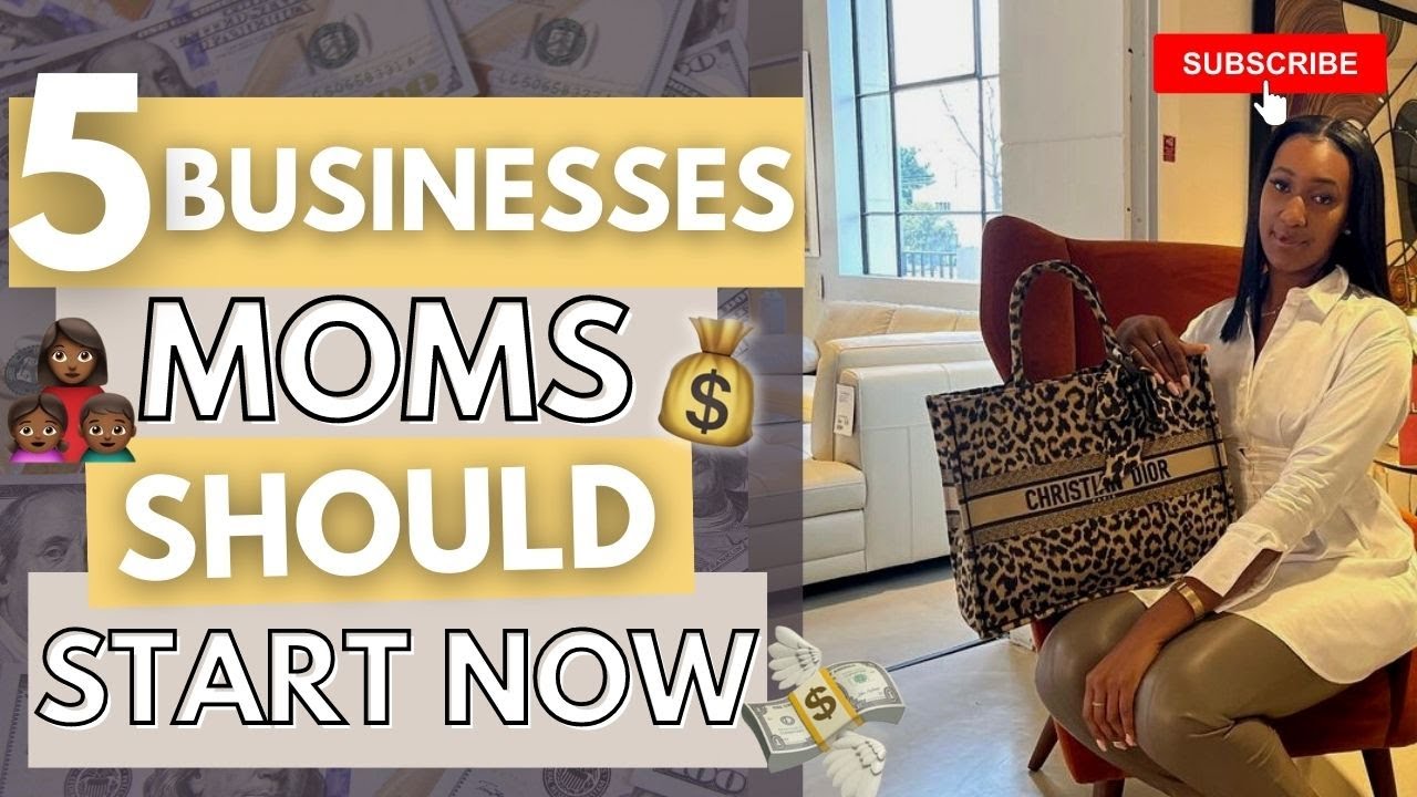 5 Awesome Mom Business Ideas Starting With NO Startup Cost Now | EllieTalksMoneyTour.com