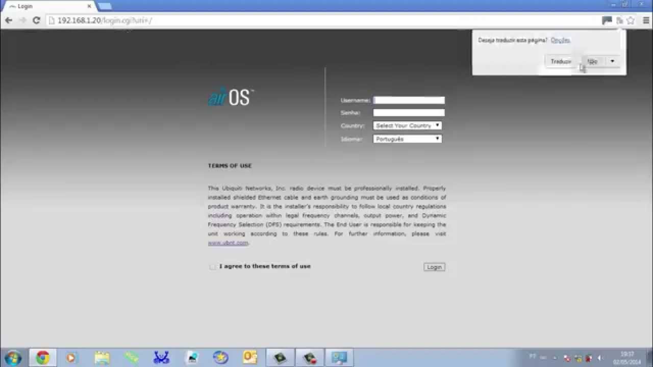 Video Aula: Como Configurar um Ubiquiti Bullet no Modo Cliente