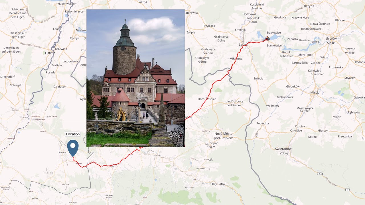Wycieczka rowerowa 83km do zamku Czocha.