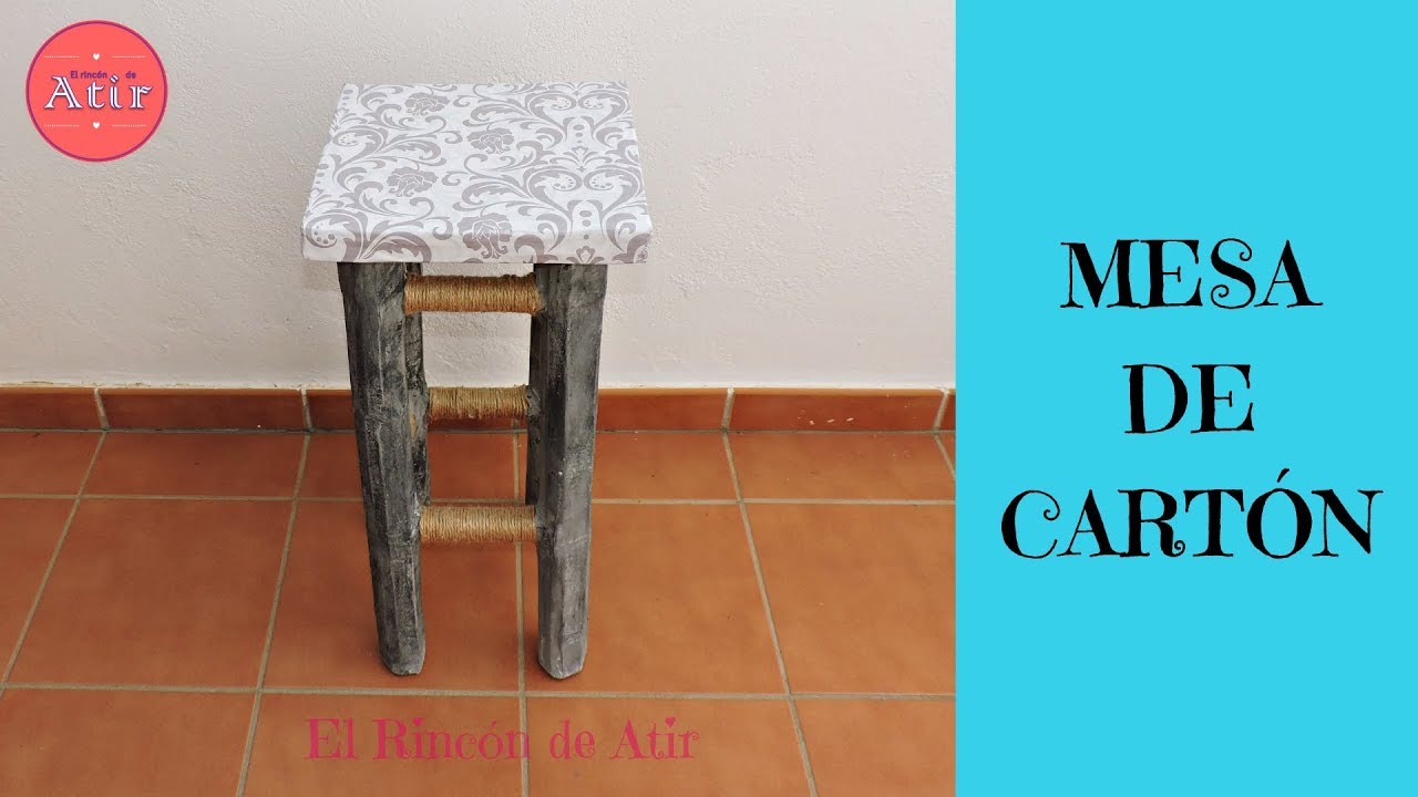 MESA DE CARTÓN - MESA DE TÉ - MESA AUXILIAR