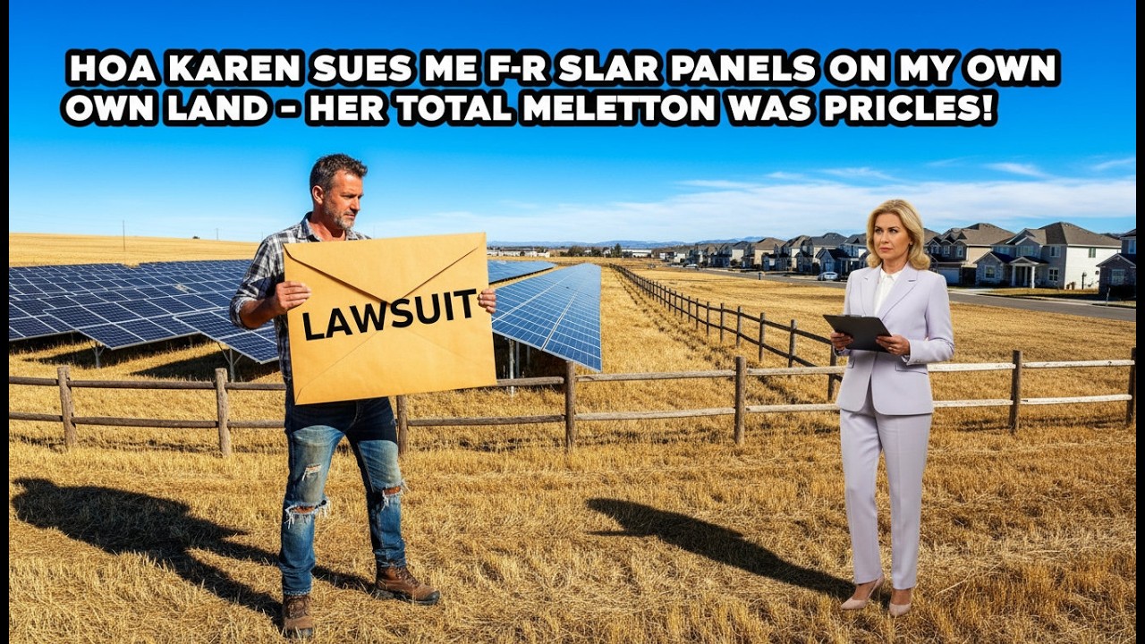HOA Karen Sues Me For Solar Panels On My Own Land &ndash; Her Total Meltdown Was Priceless!