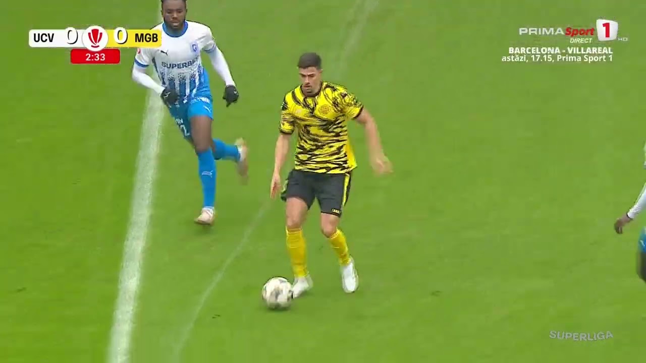 GOOOL! CSU Craiova - Metaloglobus 0-1. Lovitură de teatru în Bănie! Purece deschide scorul rapid