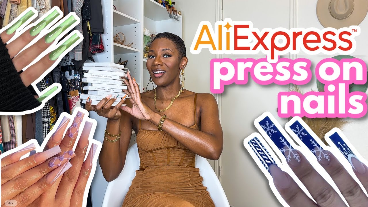 13 AliExpress Press On Nails Haul & Review PART  1