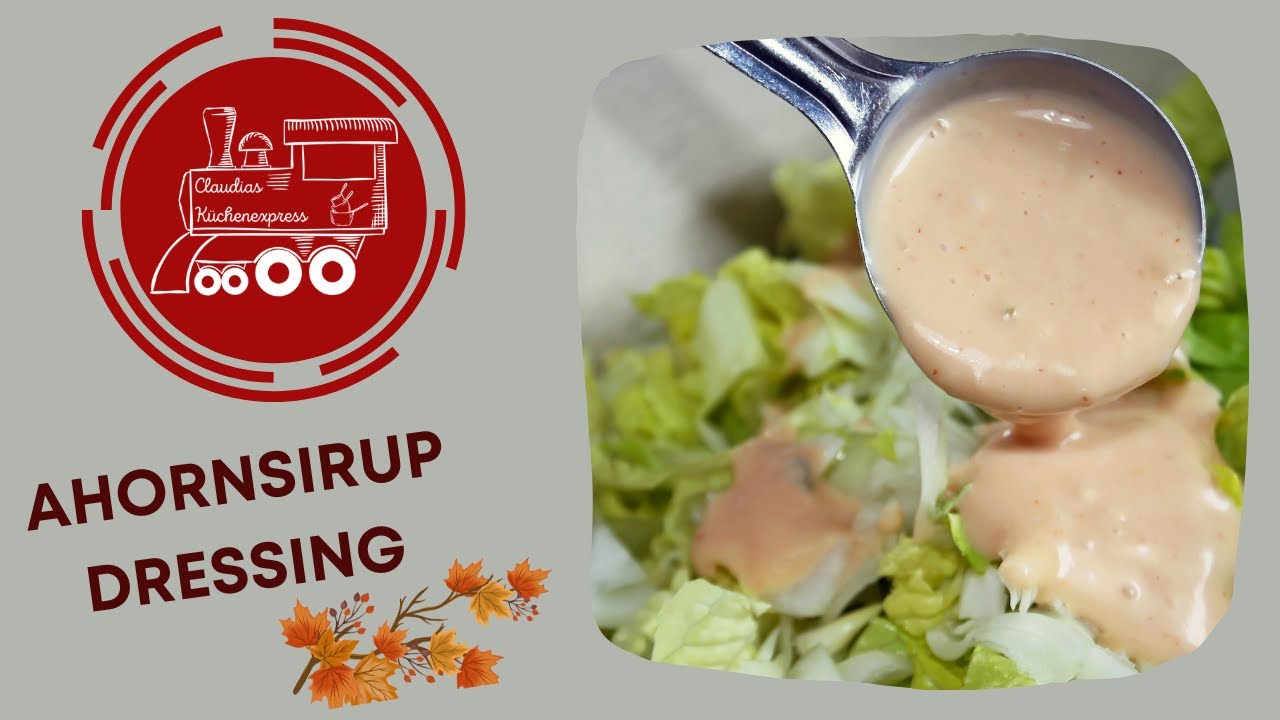 AHORNSIRUP - DRESSING 💣 Achtung: Geschmacksexplosion
