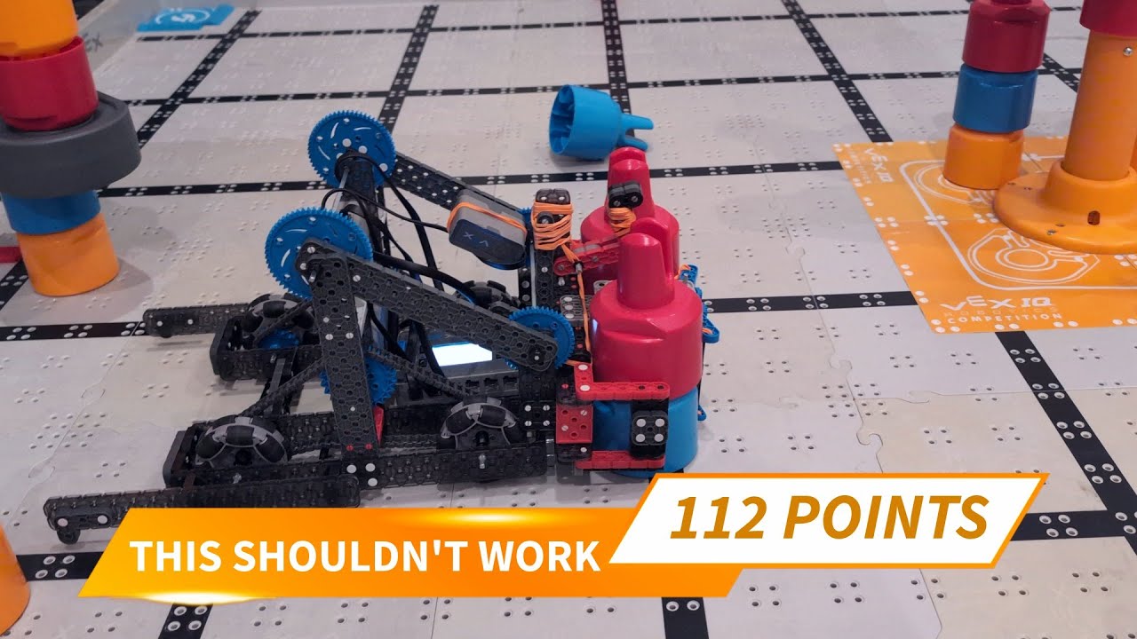 112 баллов! CRAZY VEX IQ Робот для комбинирования от Бена Липпера