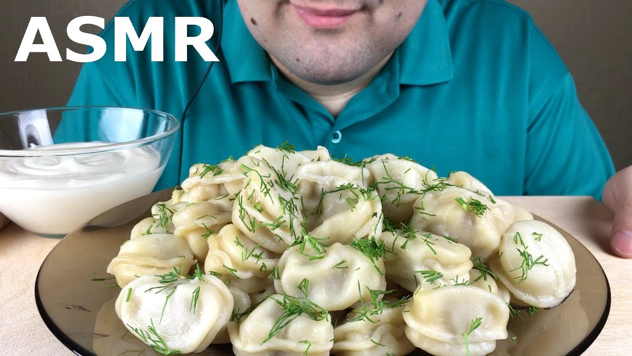 АСМР ПЕЛЬМЕНИ ИТИНГ (Без Слов)