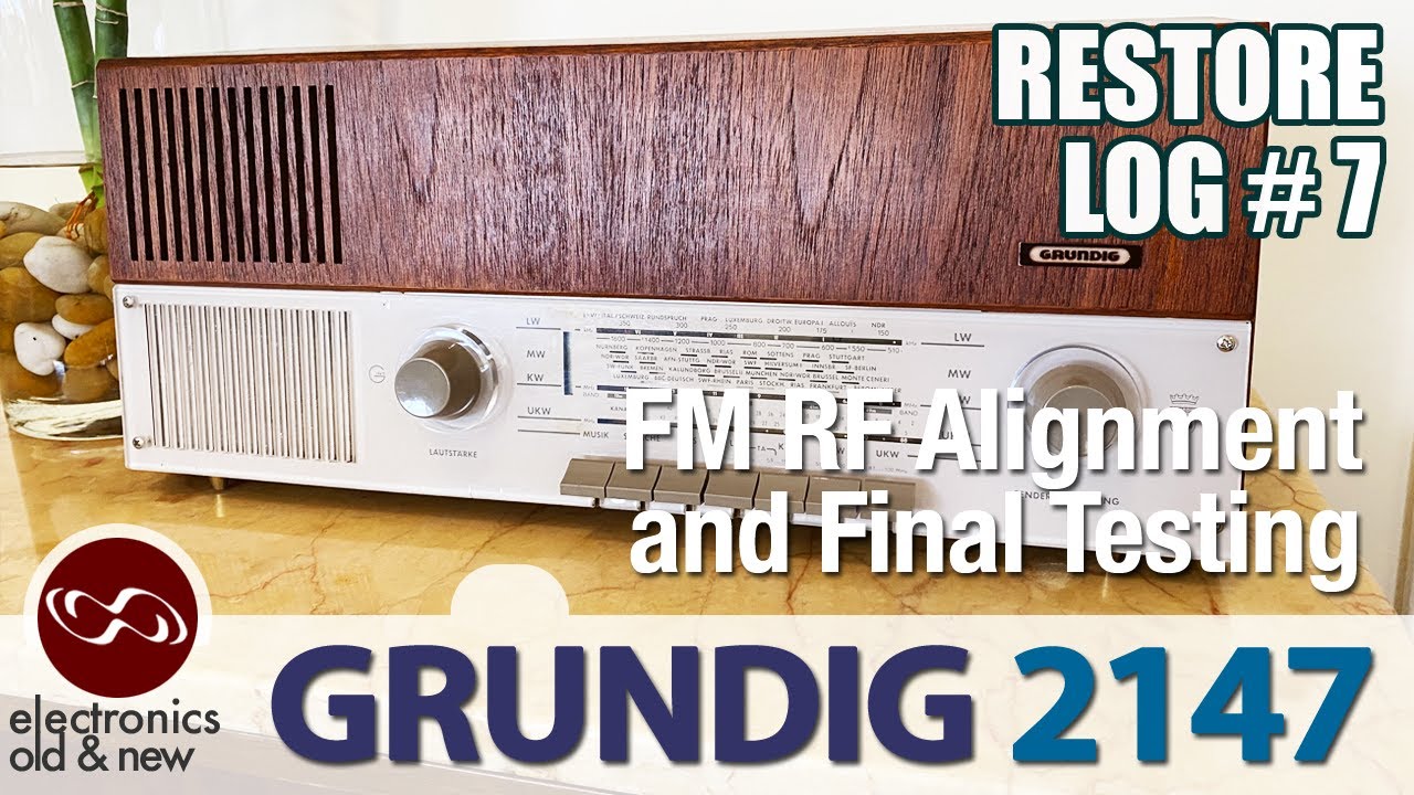Grundig 2147 Restoration pt. 7. FM RF alignment and final testing. We're done!