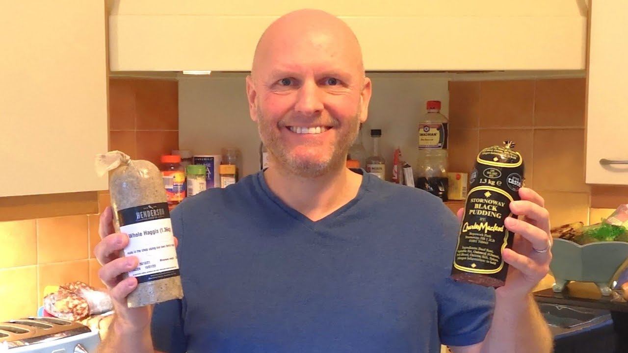 Cooking Charles Macleod Stornoway Black Pudding & Henderson Haggis Food Parcel & Shout outs