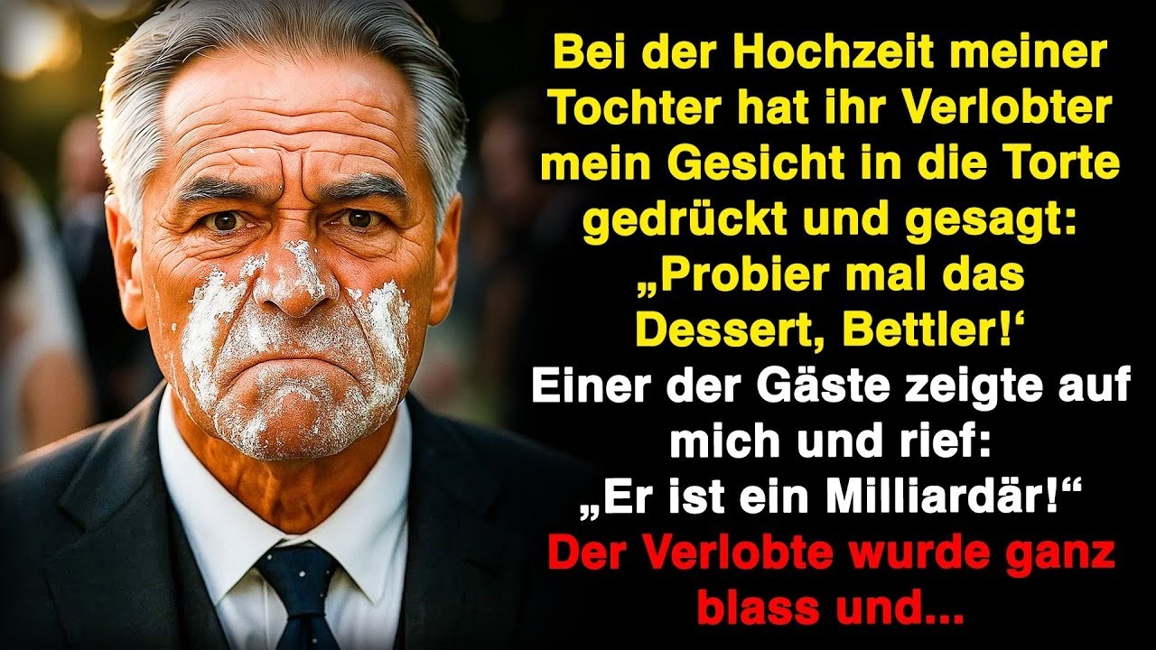 Bei der Hochzeit meiner Tochter drückte ihr Verlobter mein Gesicht in die Torte …