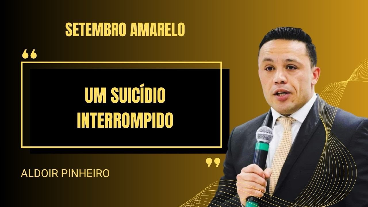 Um suic&iacute;dio interrompido Atos 16 o carcereiro de filipos Aldoir Pinheiro 