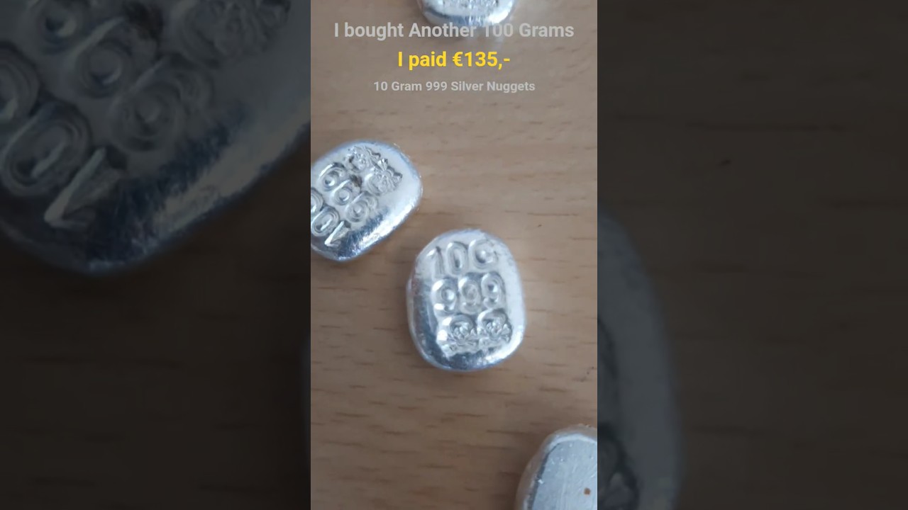 10 Gram Fine Silver Bars #shorts #silver #preciousmetals #bars