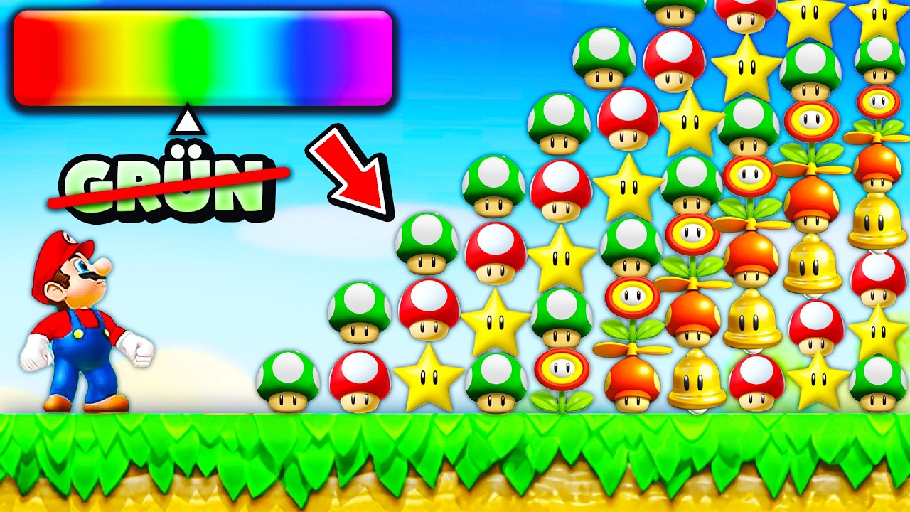 Ich darf KEINE Farben berühren in Mario Maker 2!