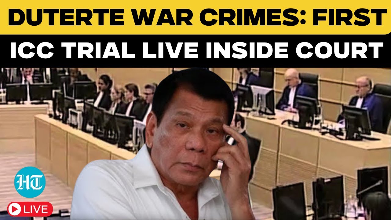 Duterte At ICC Trial LIVE: Philippine' Duterte Faces First Hearing At International Criminal Court