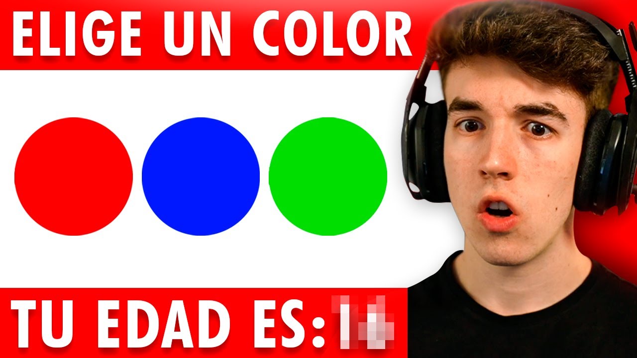 &iquest;Cu&aacute;l Es Tu Edad Mental Con Esta Prueba De Colores?