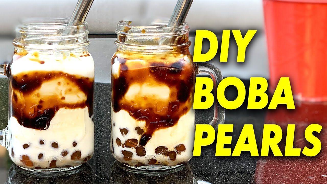 How to Make Brown Sugar Boba (Tapioca Pearls)