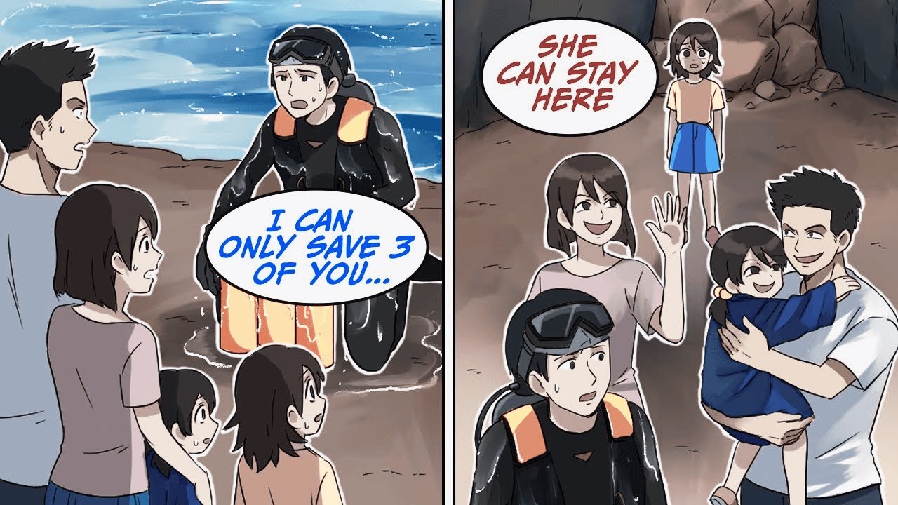 My family and I got trapped in a c.a.v.e, but then... [Manga Dub]