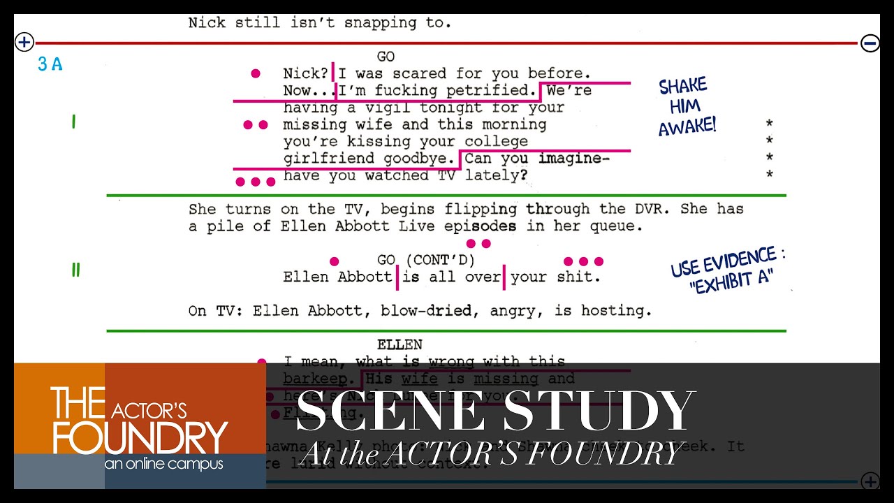 ACTOR'S FOUNDRY - Virtual SCENE STUDY Class