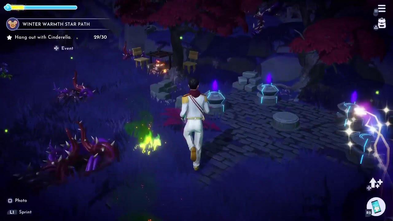 Dreamlight Valley Unlocking Cinderella and Finishing the Winter Warmth Star Path