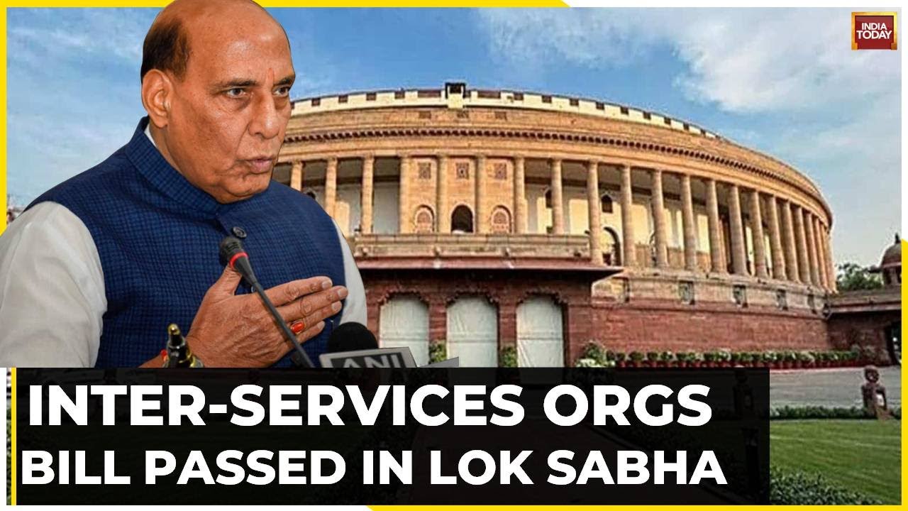 Rajnath Singh Moves The Inter-Services Organisations Command, Control & Discipline Bill, 2023