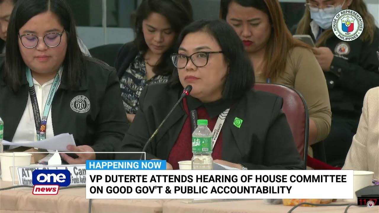 LIVE | House panel hearing on OVP's budget utilization