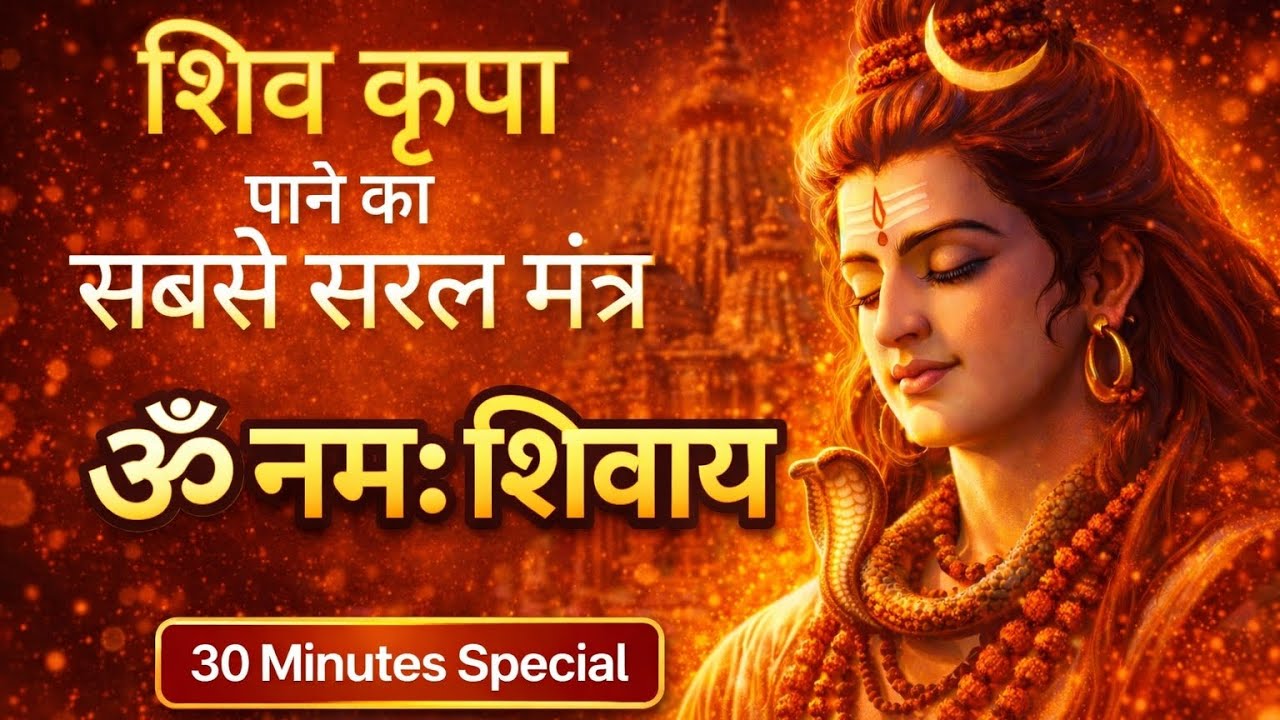 हर हर बोले नमः शिवाय | Om Namah Shivay Chanting | 30 Min Shiv Bhakti | Peaceful Meditation Mantra