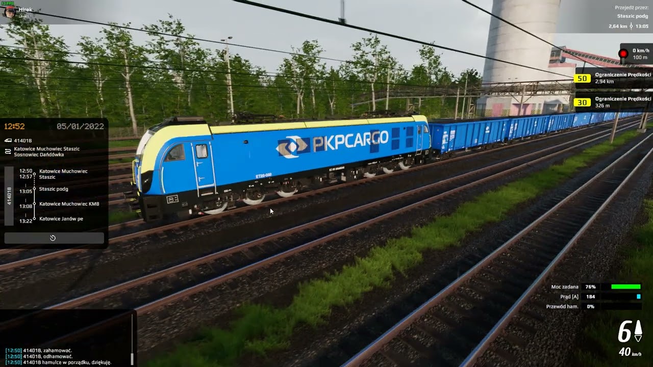 Simrail - Dragon ET25 - Uruchamianie silnika dojazdowego