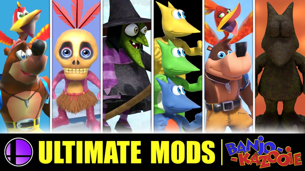 Banjo-Kazooie Mods in SMASH ULTIMATE!