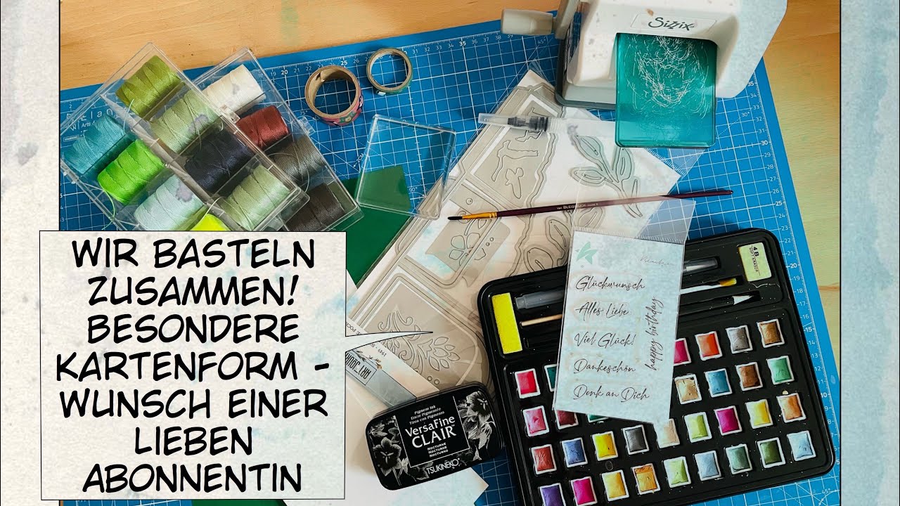 Gutscheinkarte basteln - mit einer Stanze von Creative Depot - Reaktion auf ein Kommentar