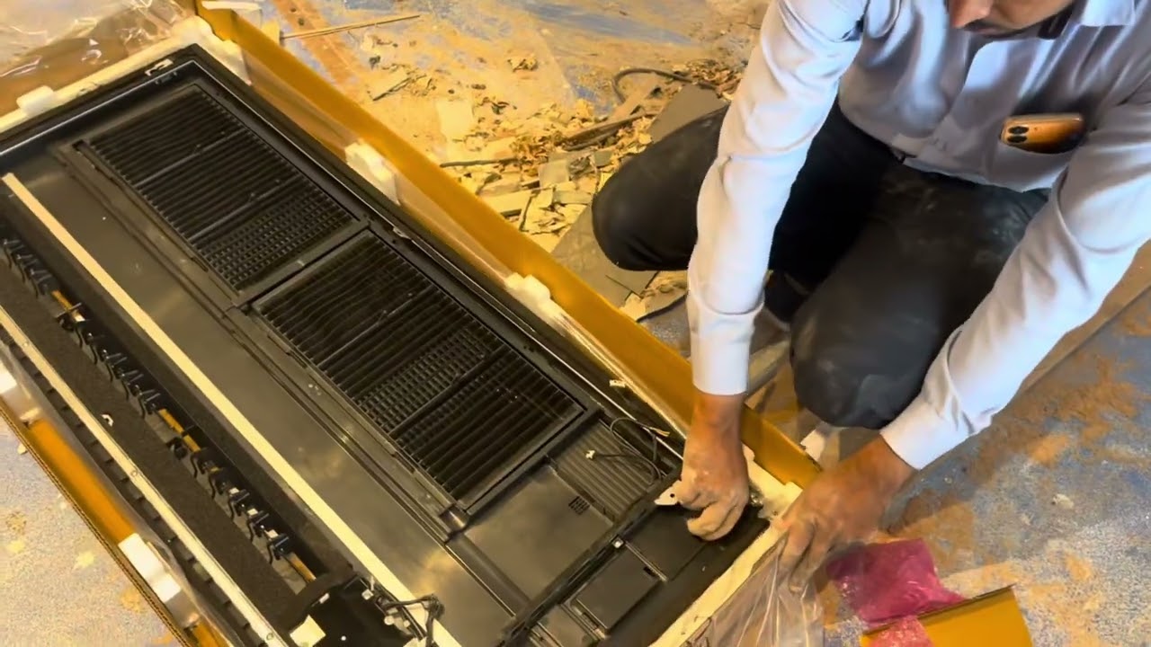 How to install one way cassette ac grill | Royal Brand |