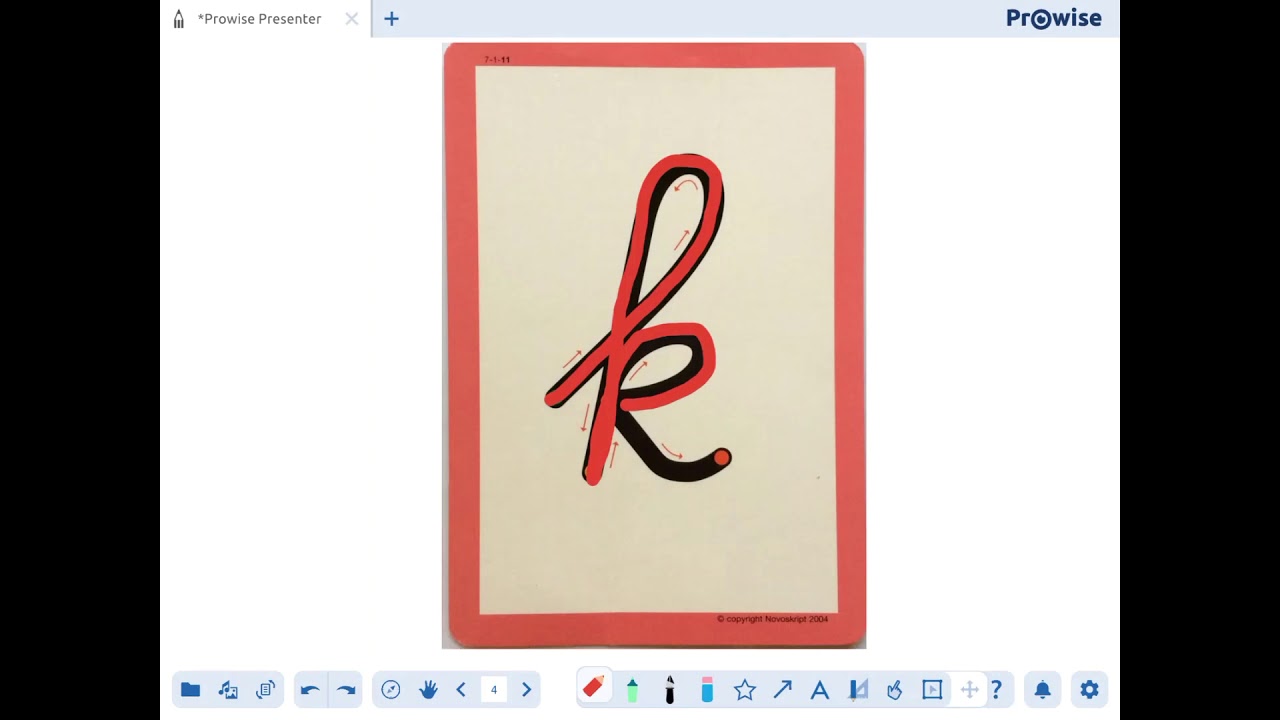 schrijven k