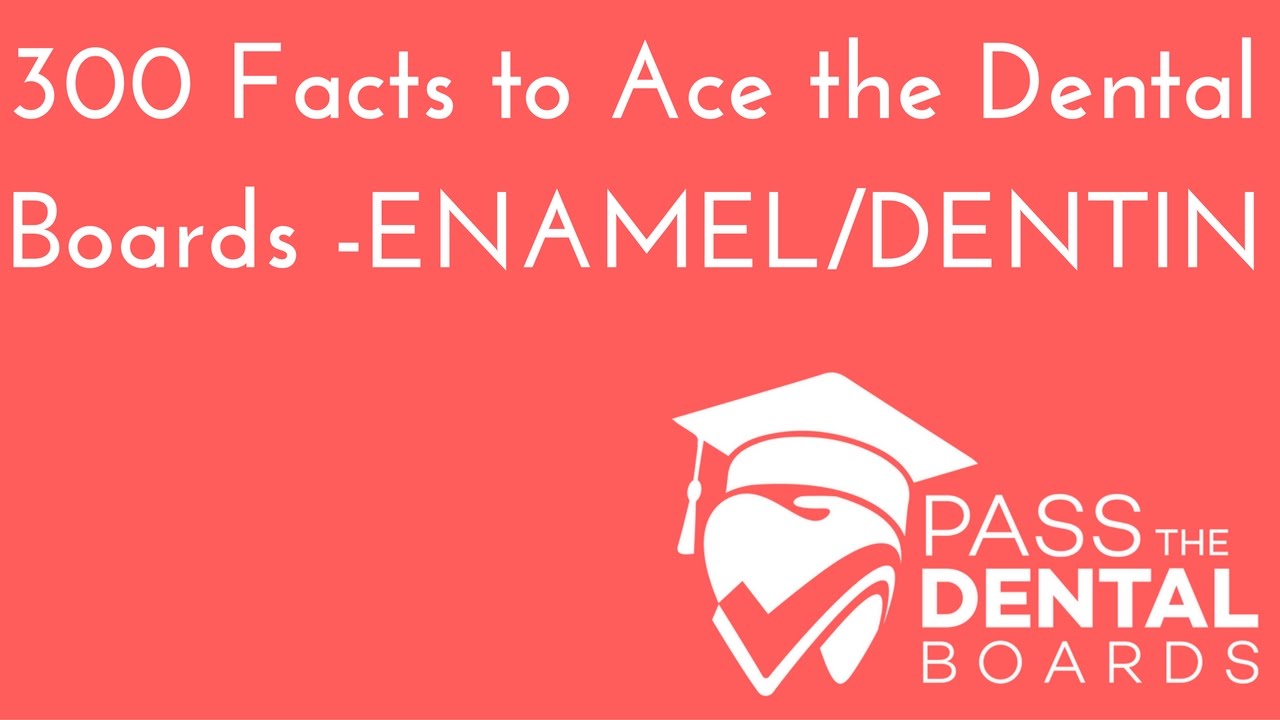 300 Dental Anatomy Facts to ACE the Boards - Excursive, Enamel, Dentin, Posselts Envelope