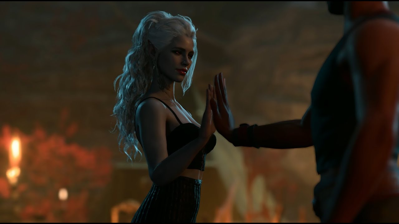 Baldur's Gate 3 Dancing with Wyll