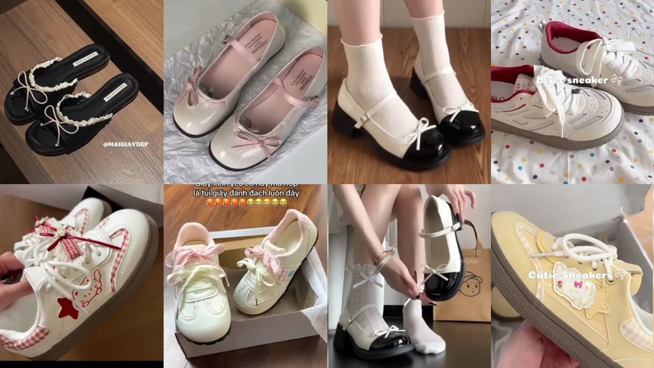 [Shopee Haul] Tổng hợp mẫu giày, dép xinh xắn😋