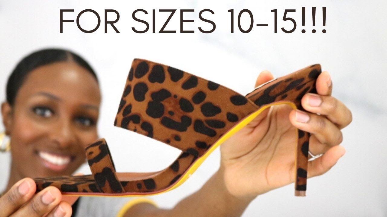 STYLISH Shoes for Big Feet (U.S. Women's Shoes Sizes 10-15) | Lonia Shoe Haul + Review