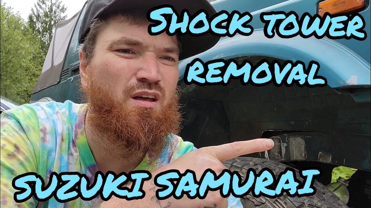 Suzuki SAMURAI shock tower delete removal HOW TO