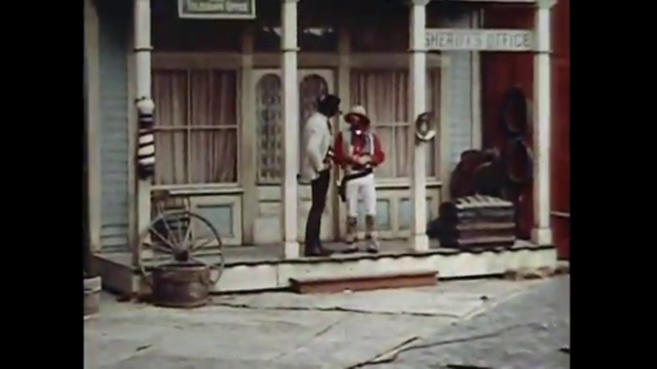 Universal Studios Tour early 1970s with Western Stunt Show (NO SOUND)