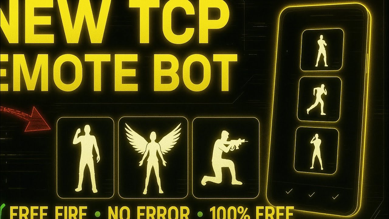 Free Fire TCP Emote Bot Free | No Cost, No Error | Latest 2025 Update