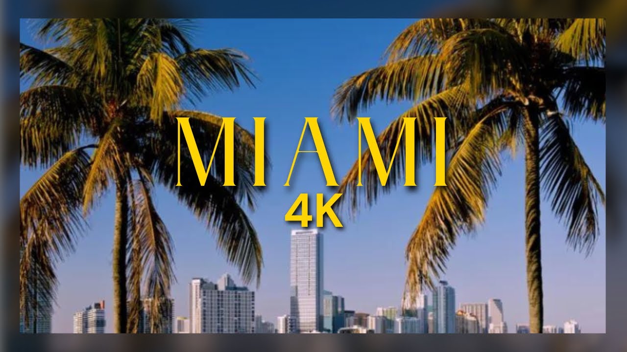 Flying Above MIAMI🏙️ : Beautifull places in MIAMI 4K✨ | City Tour Insight