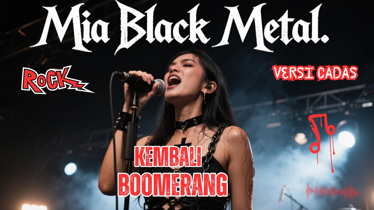 Kembali - Boomerang 🤘🔥 Black Metal Cover MIA🎸🖤 ROCK VERSI CADAS 😈🎧  Viral  2026 Indonesia