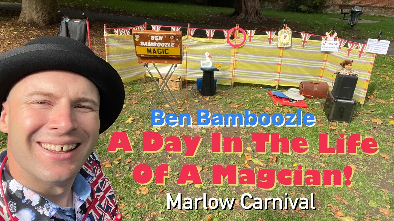 A Day In The Life Of A Magician Vlog - Ben Bamboozle At Marlow Carnival and Yalding Village Hall!