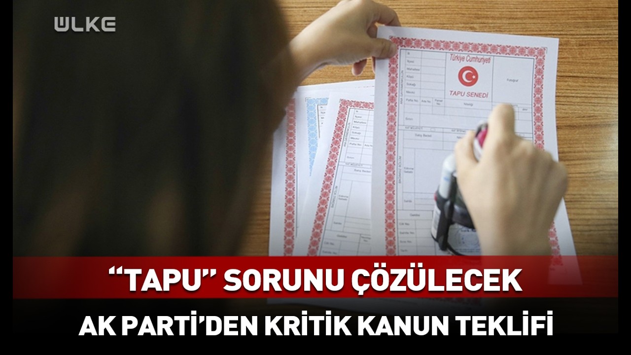 AK Parti'den Kritik Kanun Teklifi: 