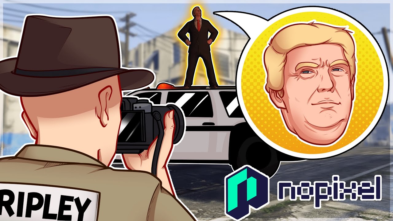 Trump joins NoPixel! GTA RP funny moments