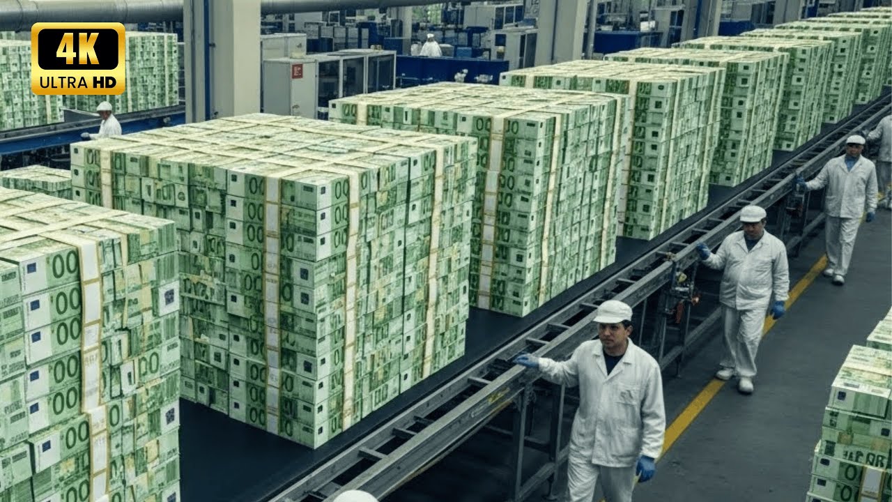 Impression de l'euro:  dans les coulisses de l'usine secr&egrave;te o&ugrave; est produite la monnaie europ&eacute;enne