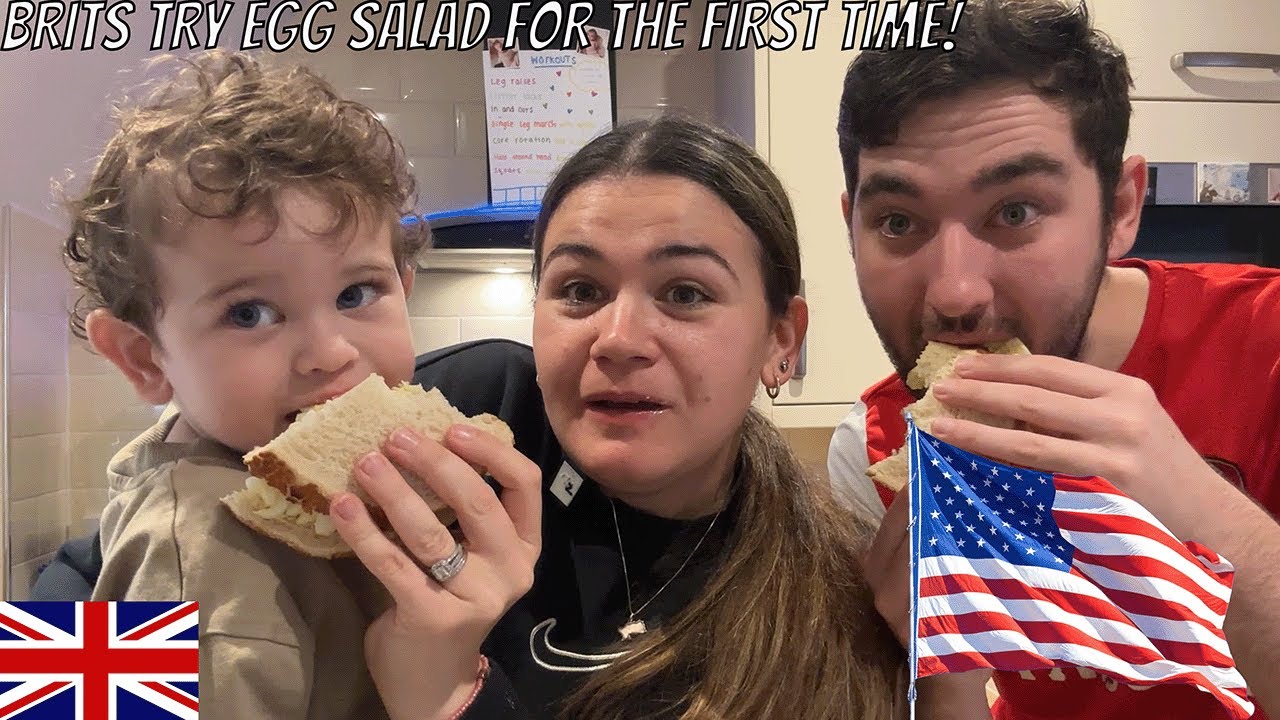 Brits Try AMERICAN EGG SALAD 