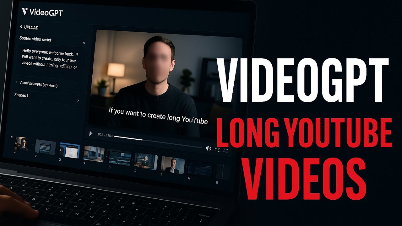VideoGPT: объяснение принципа работы | Создавайте длинные видеоролики для YouTube с помощью ИИ (б...
