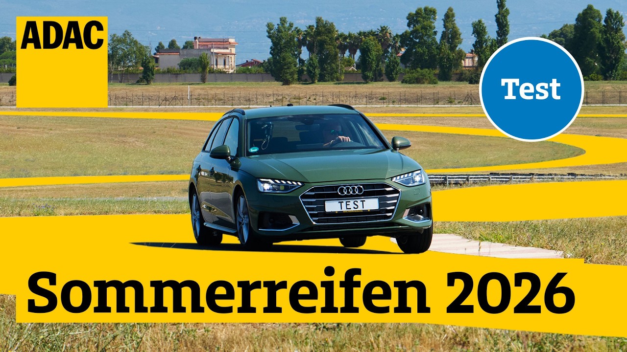 16 Modelle im Test 2026: Die besten Sommerreifen für die Mittelklasse (225/50 R17) | ADAC