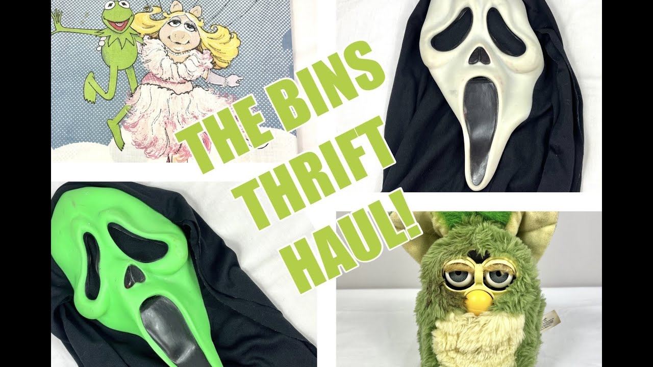 Crazy Scream Mask Finds At The Goodwill Bins!