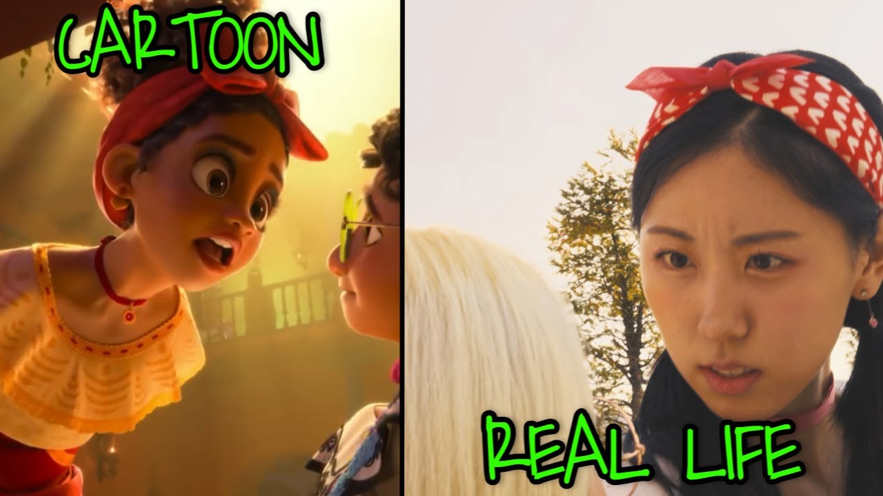 We Don't Talk About Bruno - Cartoon vs REAL LIFE