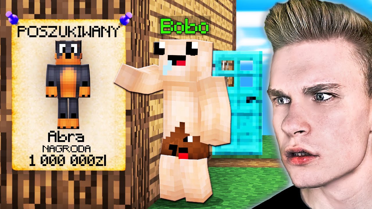 ABRA JEST POSZUKIWANY w Minecraft... 😰 / Bobo